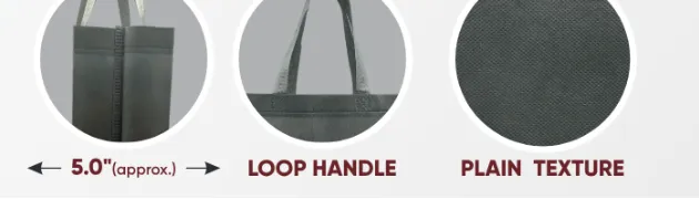 Close-ups of the gusset, handle and texture of Grey Bag with Grey Handle