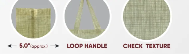 Close-ups of the gusset, handle and texture of Light Gold Medium Bag with Gold Handle