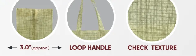 Close-ups of the gusset, handle and texture of Light Gold Mini Bag with Gold Handle