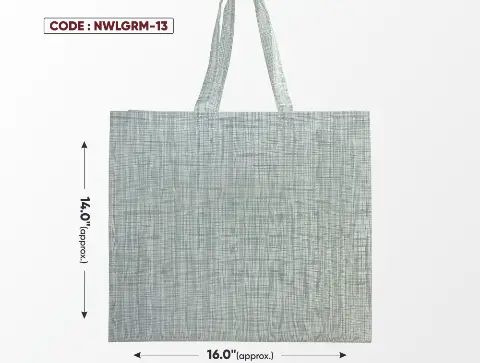 Light Grey Medium Bag with Grey Handle