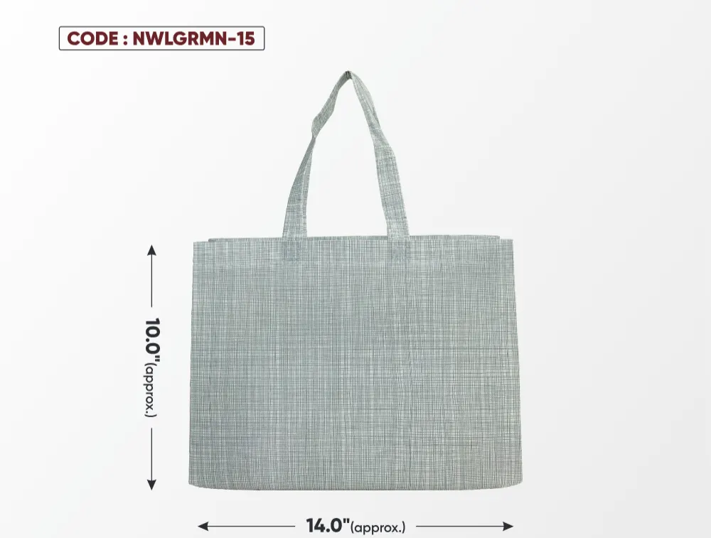 Light Grey Mini Bag with Grey Handle