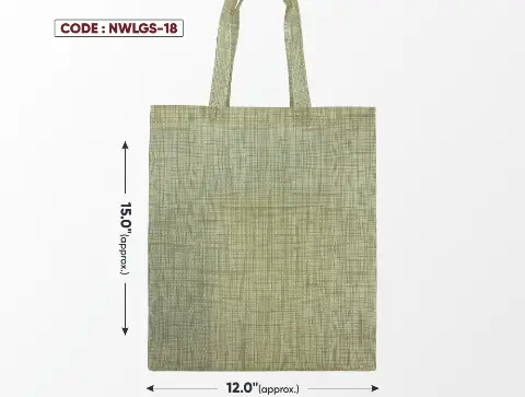 Light Gold Standing Bag with Gold Handle