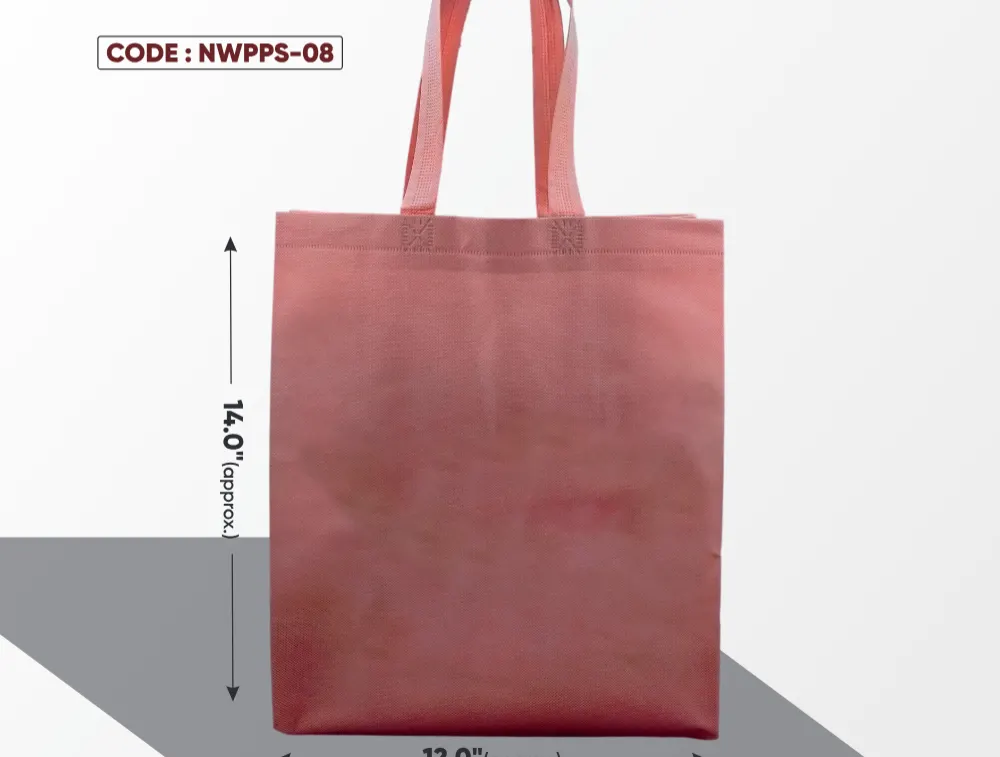 Pinkish Pink Standing Bag with Pink Handle