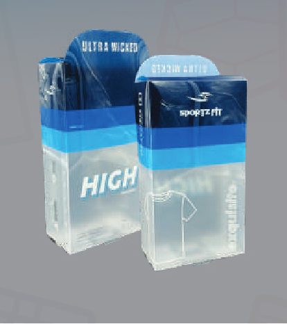 Transparent printed mono carton